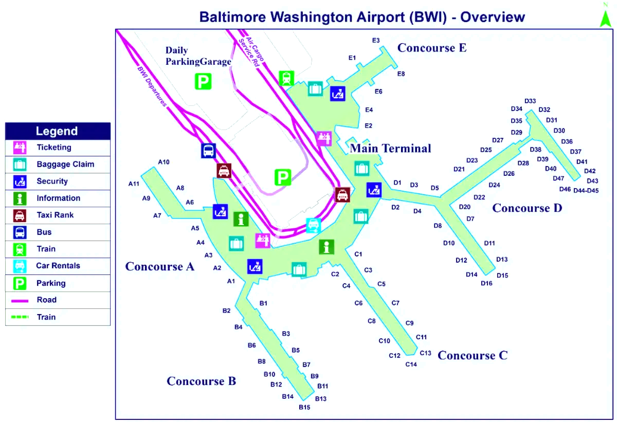 Baltimore/Washington mezinárodní letiště Thurgood Marshall