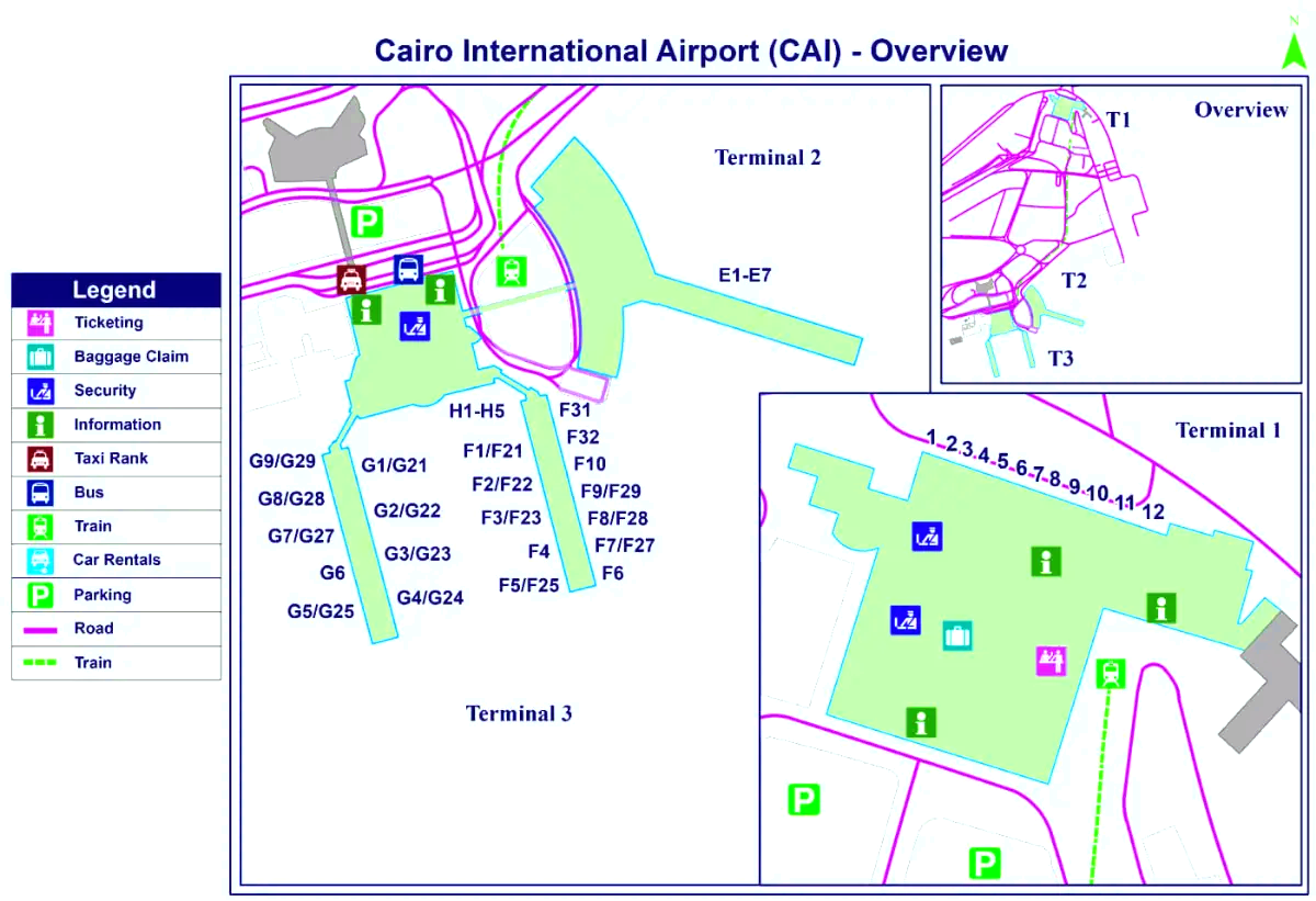 Mezinárodní letiště v Káhiře