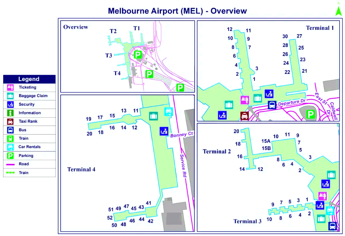 Letiště v Melbourne